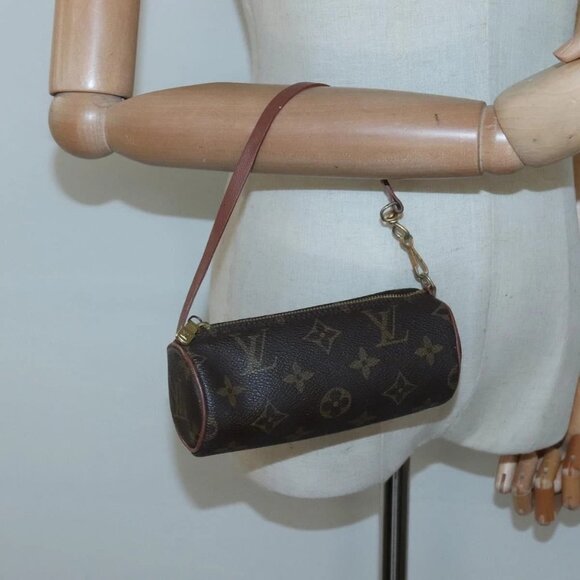 LOUIS VUITTON Monogram Papillon Pouch LV Auth SW860 - Picture 16 of 16